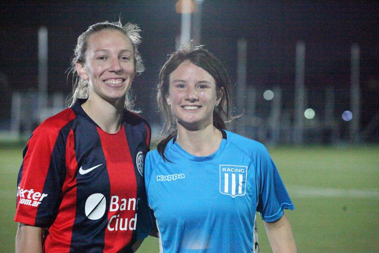 Las santafesinas Gisel Vidal y Sofía Chemes.